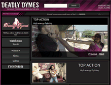 Tablet Screenshot of deadlydymes.com
